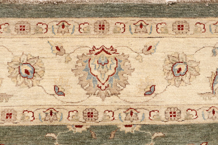 Dark Olive Green Ziegler 9' 9 x 13' 7 - No. 64875 - ALRUG Rug Store