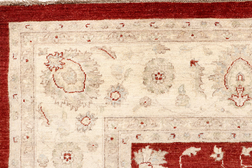 Dark Red Ziegler 9' 10 x 13' 7 - No. 64878 - ALRUG Rug Store