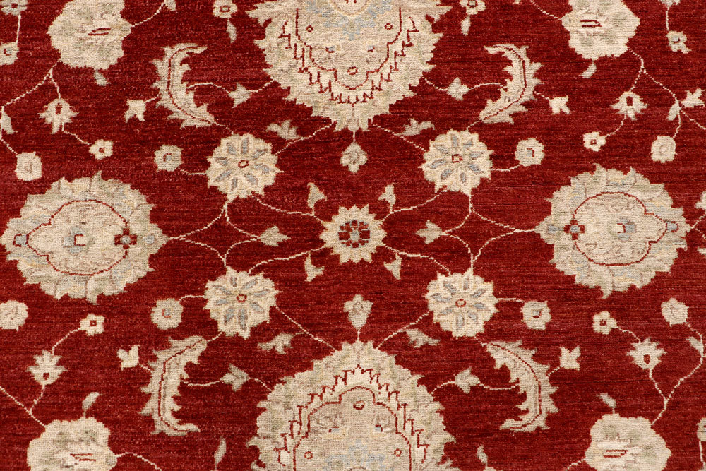 Dark Red Ziegler 9' 10 x 13' 7 - No. 64878 - ALRUG Rug Store