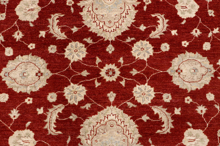 Dark Red Ziegler 9' 10 x 13' 7 - No. 64878 - ALRUG Rug Store