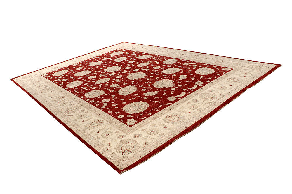 Dark Red Ziegler 9' 10 x 13' 7 - No. 64878 - ALRUG Rug Store