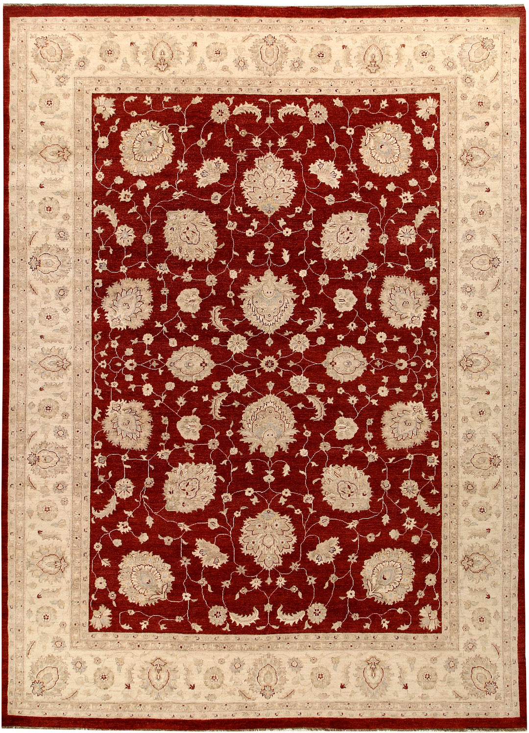 Dark Red Ziegler 9' 10 x 13' 7 - No. 64878 - ALRUG Rug Store