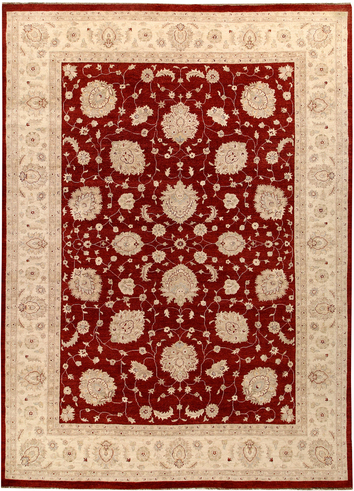 Dark Red Ziegler 9' 10 x 13' 7 - No. 64878 - ALRUG Rug Store