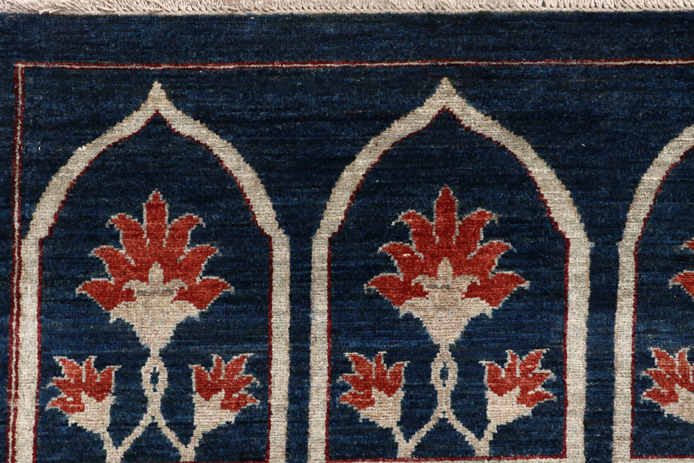 Dark Blue Ziegler 8' 9 x 11' 11 - No. 64892 - ALRUG Rug Store