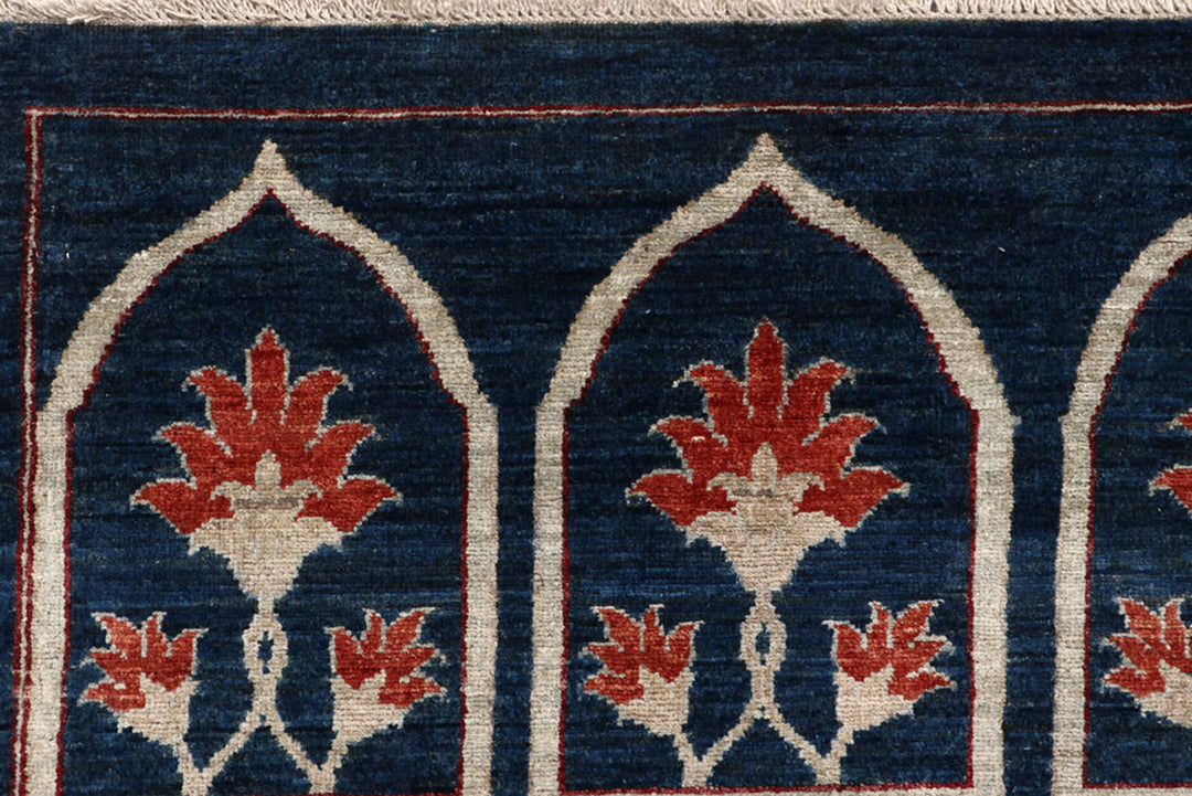 Dark Blue Ziegler 8'  9" x 11'  11" - No. QA62167