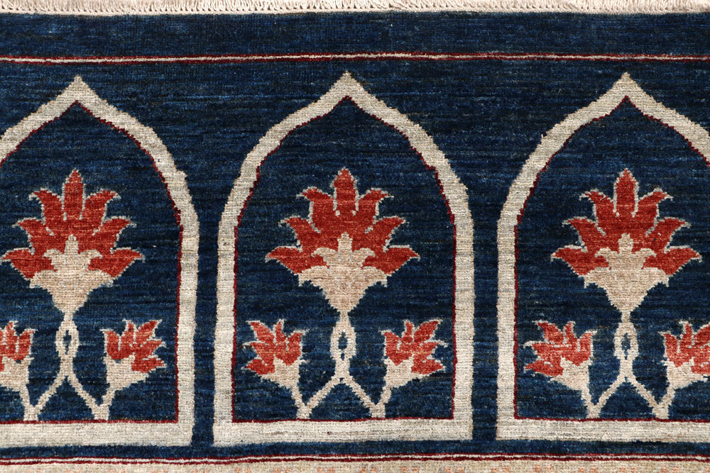 Dark Blue Ziegler 8' 9 x 11' 11 - No. 64892 - ALRUG Rug Store