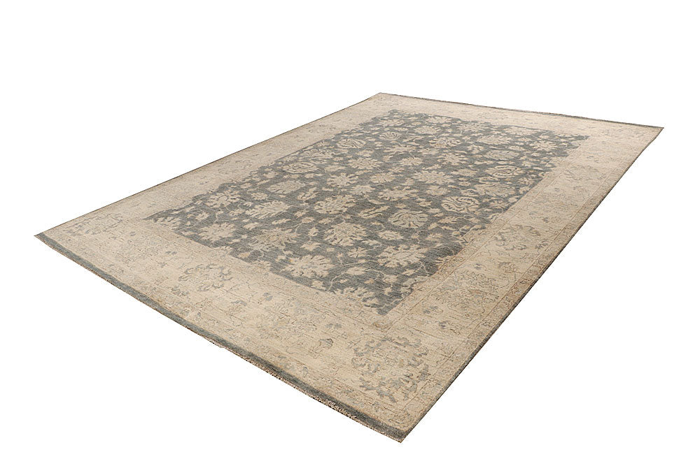 Dark Grey Ziegler 8' 8 x 11' 9 - No. 64895 - ALRUG Rug Store