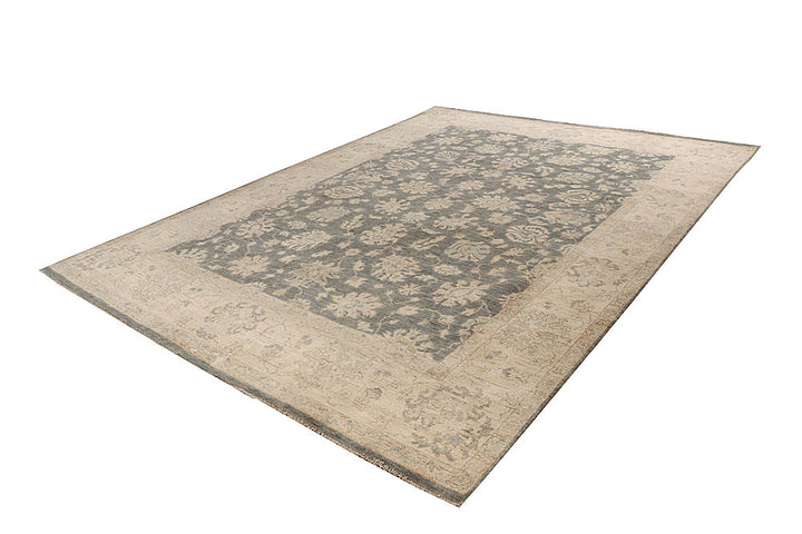 Dark Grey Ziegler 8' 8 x 11' 9 - No. 64895 - ALRUG Rug Store