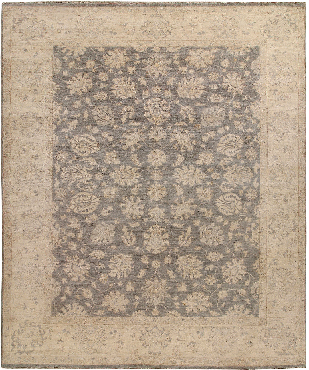 Dark Grey Ziegler 8' 8 x 11' 9 - No. 64895 - ALRUG Rug Store