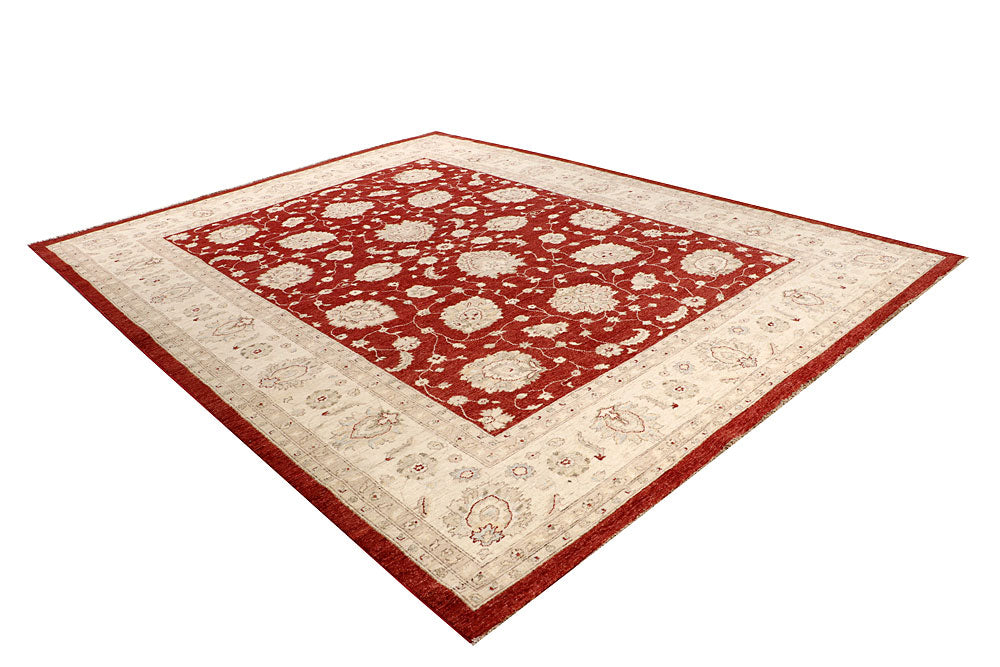 Dark Red Ziegler 9' 1 x 11' 9 - No. 64897 - ALRUG Rug Store