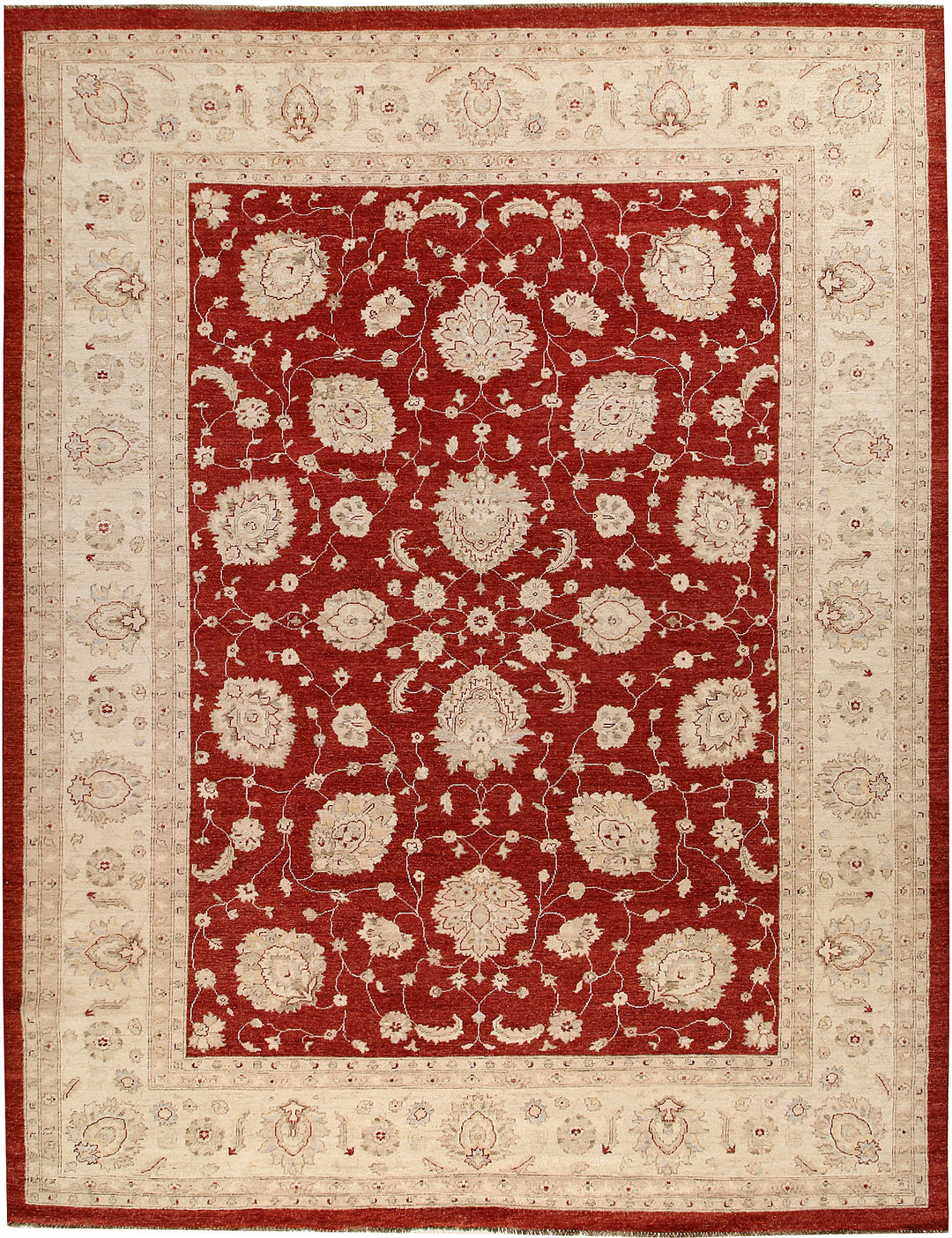 Dark Red Ziegler 9' 1 x 11' 9 - No. 64897 - ALRUG Rug Store