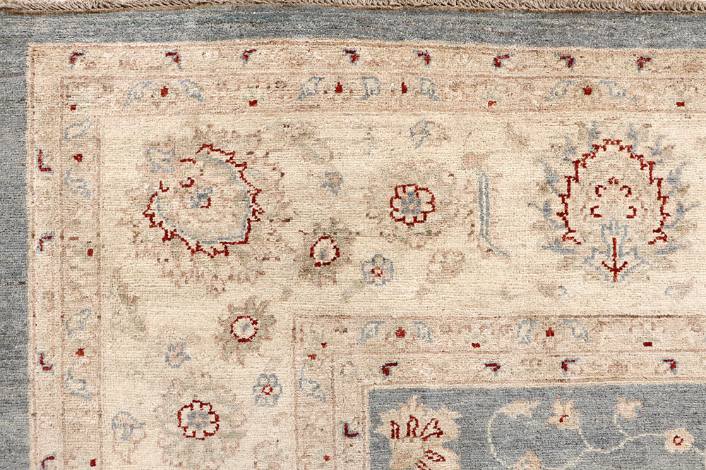 Light Slate Grey Ziegler 8' 9 x 11' 11 - No. 64898 - ALRUG Rug Store