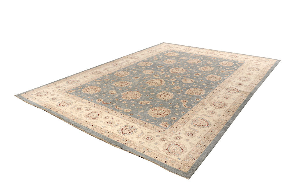 Light Slate Grey Ziegler 8' 9 x 11' 11 - No. 64898 - ALRUG Rug Store