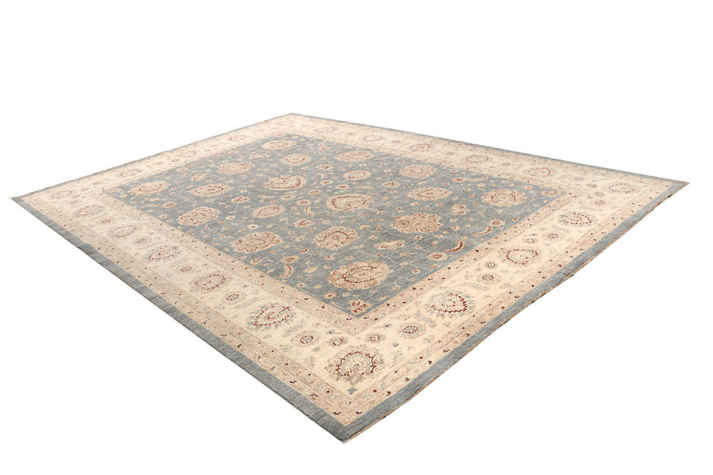 Light Slate Grey Ziegler 8' 9 x 11' 11 - No. 64898 - ALRUG Rug Store