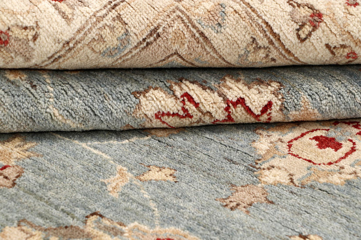 Light Slate Grey Ziegler 9' x 11' 6 - No. 64901 - ALRUG Rug Store