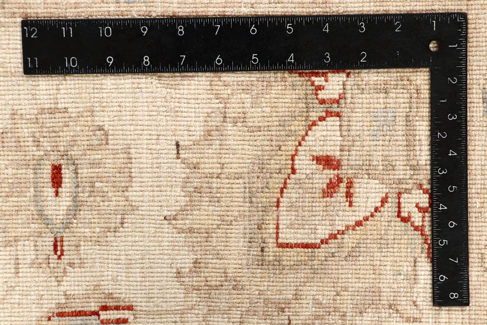 Dark Olive Green Ziegler 8' 6 x 11' 9 - No. 64902 - ALRUG Rug Store