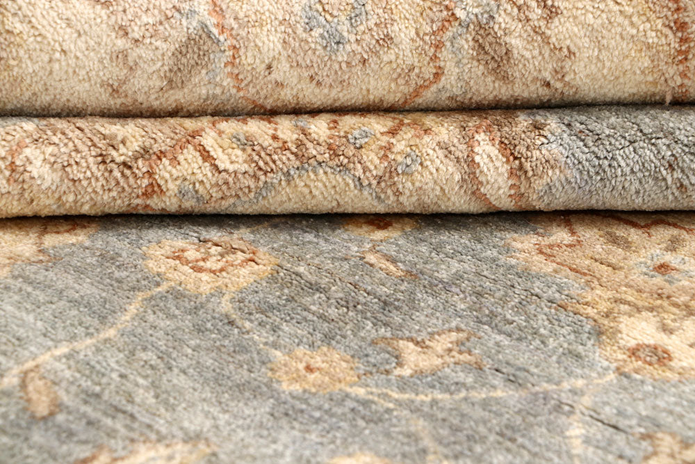 Light Slate Grey Ziegler 8' 8 x 11' 11 - No. 64903 - ALRUG Rug Store