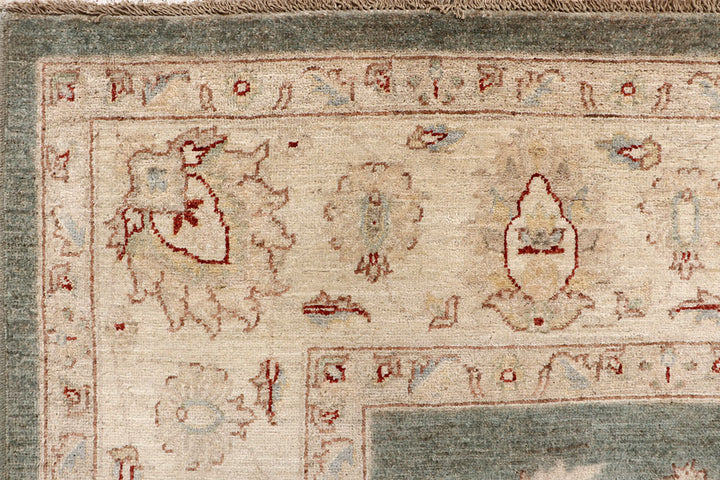 Dark Olive Green Ziegler 9' x 11' 10 - No. 64905 - ALRUG Rug Store