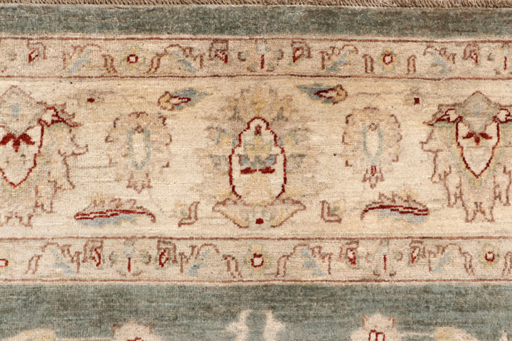 Dark Olive Green Ziegler 9' x 11' 10 - No. 64905 - ALRUG Rug Store