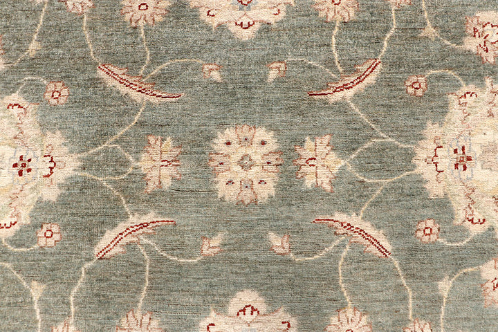 Dark Olive Green Ziegler 9' x 11' 10 - No. 64905 - ALRUG Rug Store