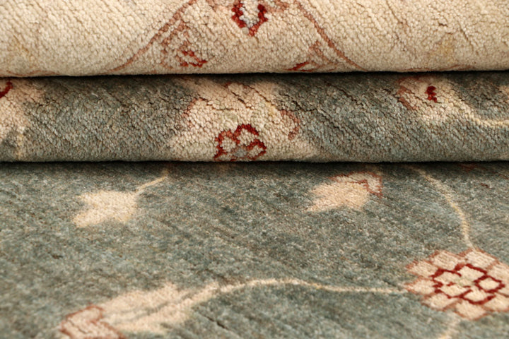 Dark Olive Green Ziegler 9' x 11' 10 - No. 64905 - ALRUG Rug Store