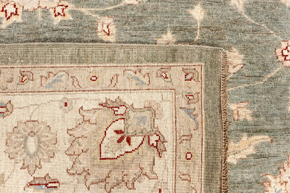 Dark Olive Green Ziegler 9' x 11' 10 - No. 64905 - ALRUG Rug Store