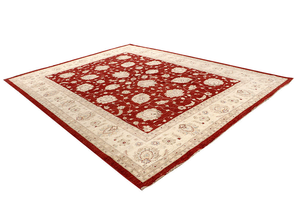 Dark Red Ziegler 9' 1 x 11' 10 - No. 64906 - ALRUG Rug Store