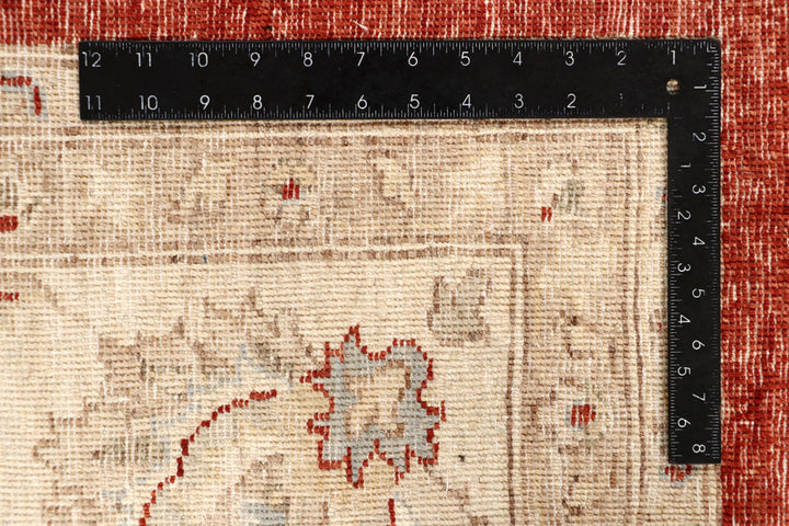 Dark Red Ziegler 9' 1 x 11' 10 - No. 64906 - ALRUG Rug Store