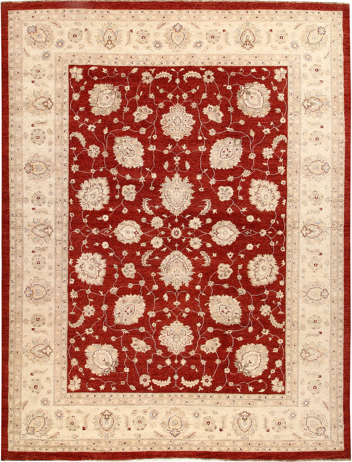 Dark Red Ziegler 9' 1 x 11' 10 - No. 64906 - ALRUG Rug Store