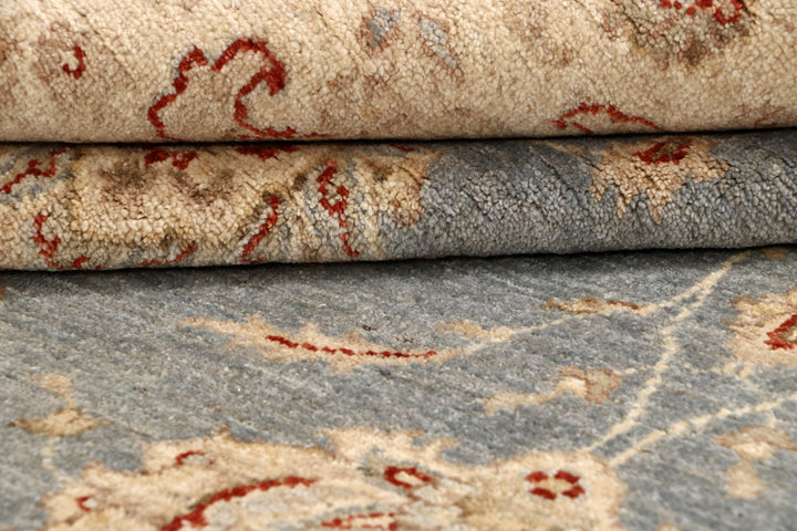 Light Slate Grey Ziegler 9' 1 x 11' 9 - No. 64908 - ALRUG Rug Store