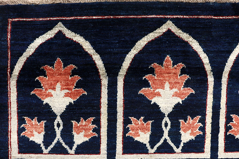 Dark Blue Ziegler 8' 11 x 11' 10 - No. 64909 - ALRUG Rug Store