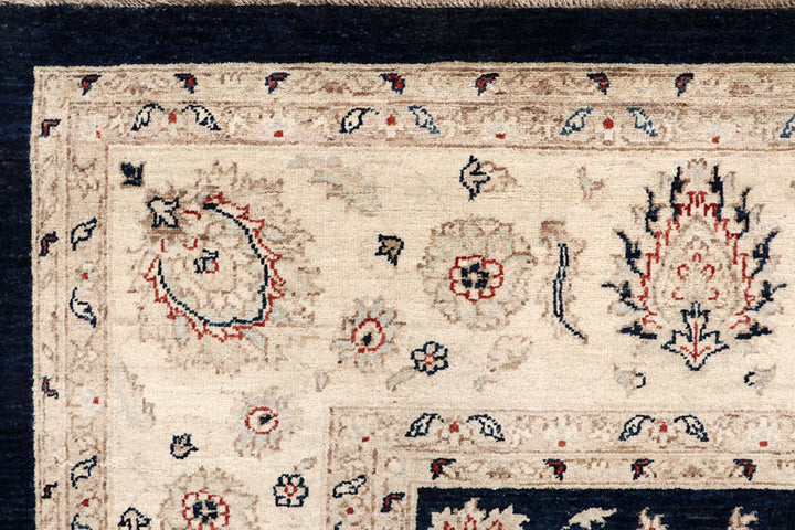 Dark Blue Ziegler 8' 8 x 11' 11 - No. 64911 - ALRUG Rug Store