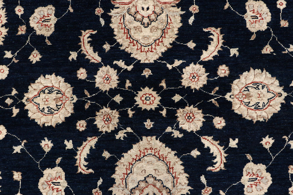 Dark Blue Ziegler 8' 8 x 11' 11 - No. 64911 - ALRUG Rug Store