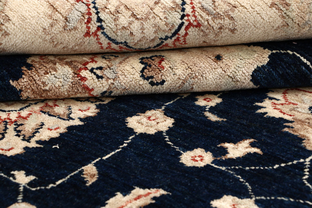 Dark Blue Ziegler 8' 8 x 11' 11 - No. 64911 - ALRUG Rug Store