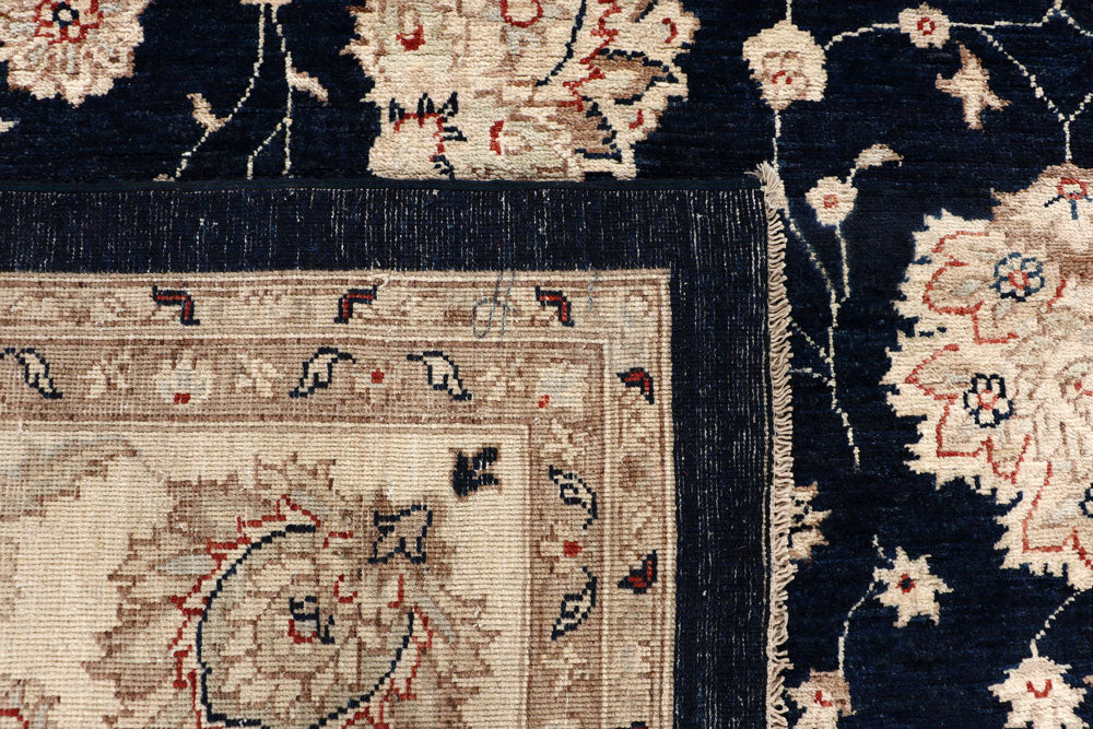 Dark Blue Ziegler 8' 8 x 11' 11 - No. 64911 - ALRUG Rug Store