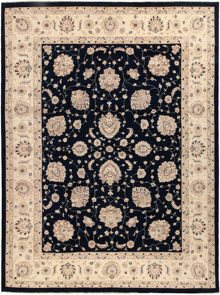 Dark Blue Ziegler 8' 8 x 11' 11 - No. 64911 - ALRUG Rug Store