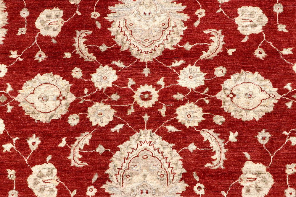 Dark Red Ziegler 9' 1 x 11' 10 - No. 64912 - ALRUG Rug Store