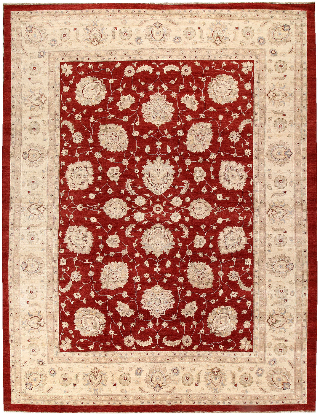 Dark Red Ziegler 9' 1 x 11' 10 - No. 64912 - ALRUG Rug Store