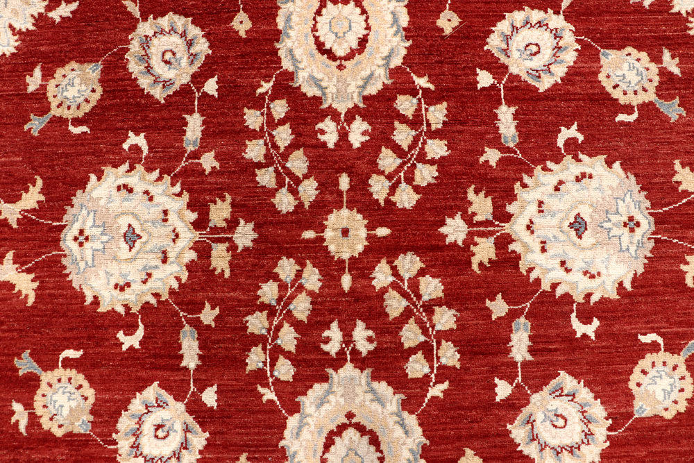 Dark Red Ziegler 8' 10 x 11' 7 - No. 64916 - ALRUG Rug Store