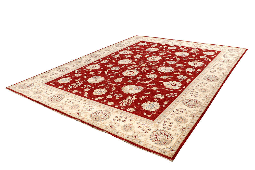 Dark Red Ziegler 8' 10 x 11' 7 - No. 64916 - ALRUG Rug Store