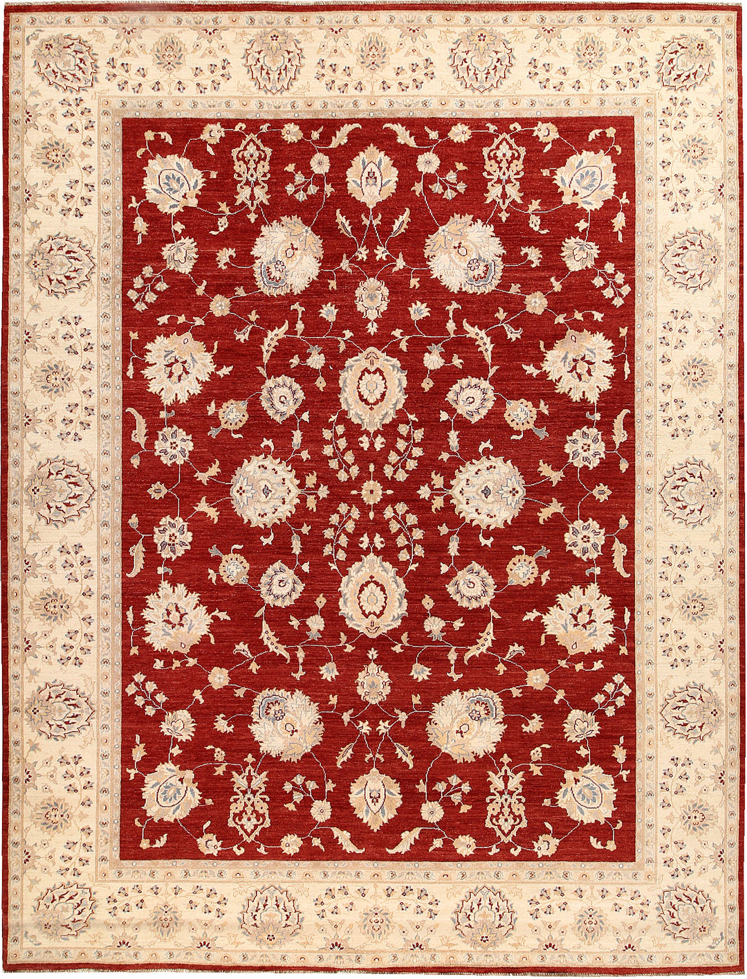 Dark Red Ziegler 8' 10 x 11' 7 - No. 64916 - ALRUG Rug Store