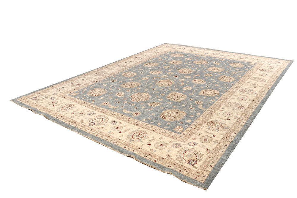Light Slate Grey Ziegler 8' 10 x 11' 9 - No. 64921 - ALRUG Rug Store