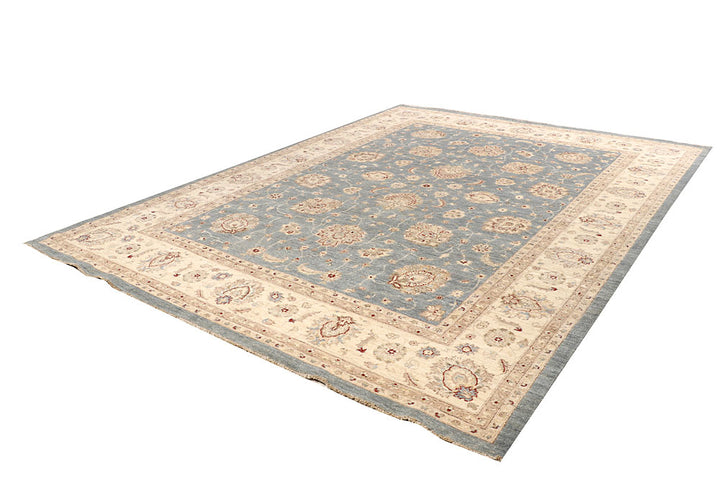 Light Slate Grey Ziegler 8' 10 x 11' 9 - No. 64921 - ALRUG Rug Store