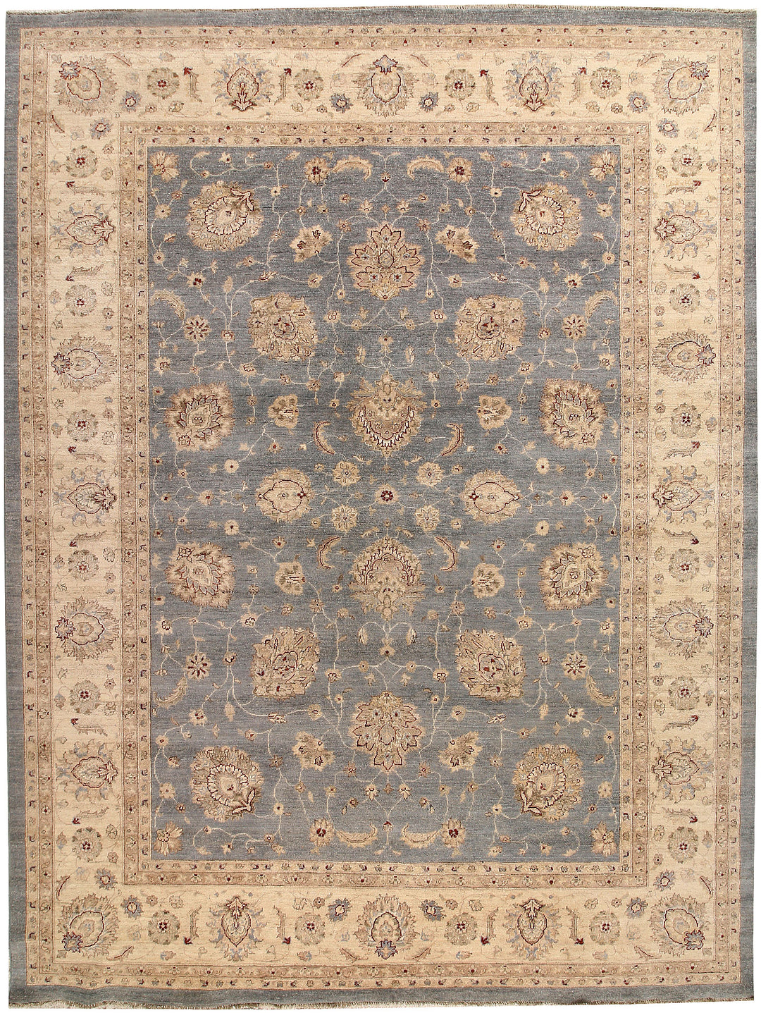 Light Slate Grey Ziegler 8' 10 x 11' 9 - No. 64921 - ALRUG Rug Store