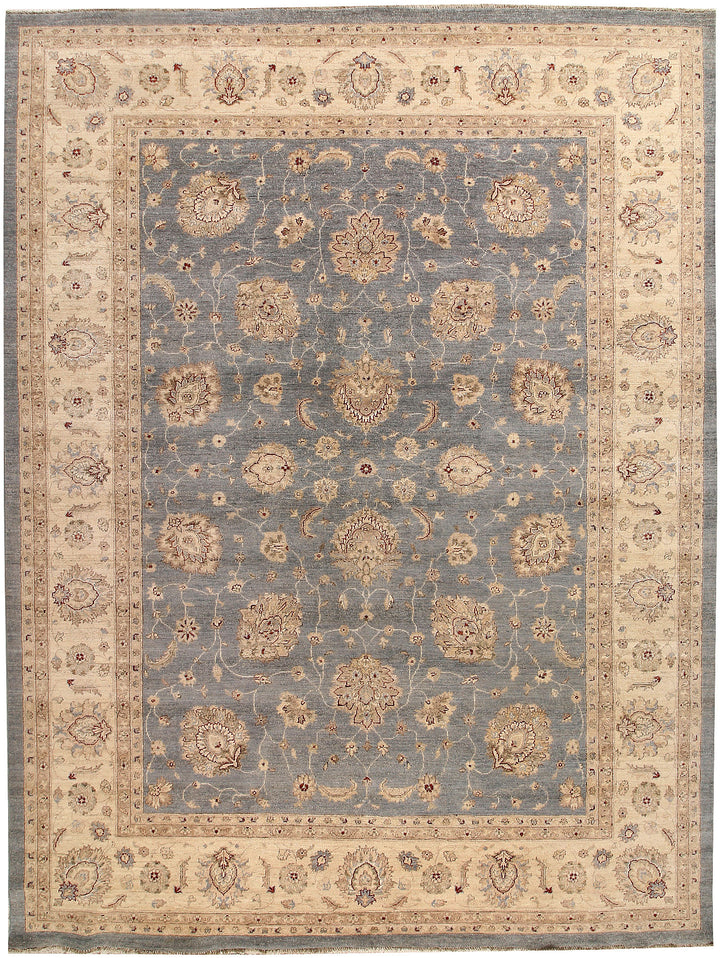 Light Slate Grey Ziegler 8' 10 x 11' 9 - No. 64921 - ALRUG Rug Store