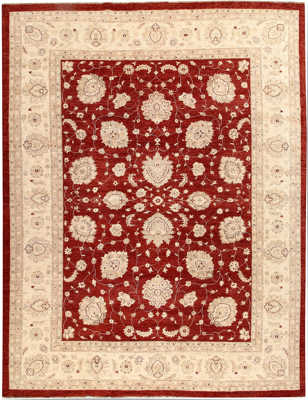 Dark Red Ziegler 9' 1 x 11' 8 - No. 64922 - ALRUG Rug Store