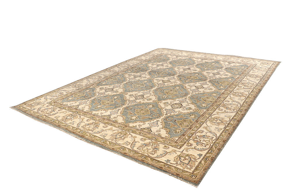 Blanched Almond Ziegler 8' 10 x 11' 9 - No. 64924 - ALRUG Rug Store