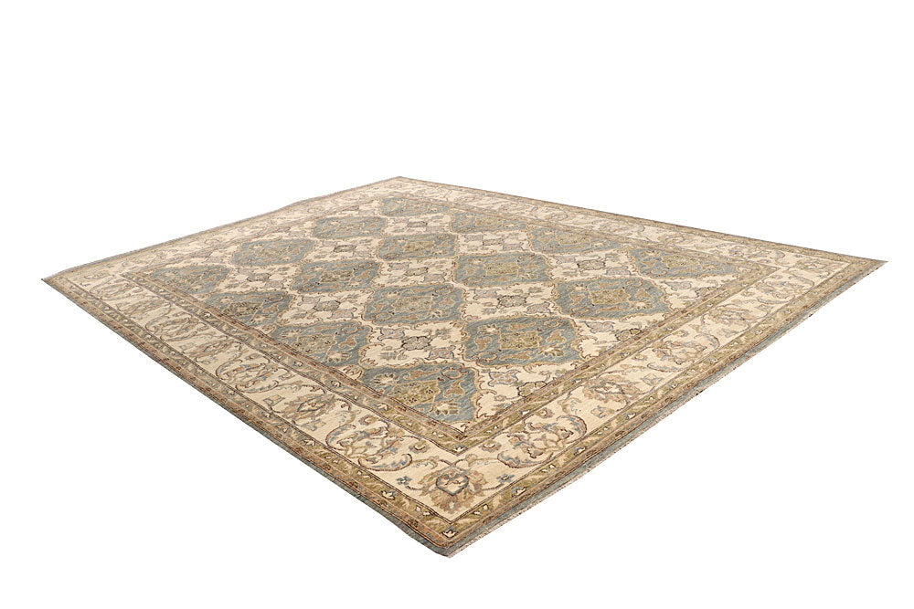 Blanched Almond Ziegler 8' 10 x 11' 9 - No. 64924 - ALRUG Rug Store