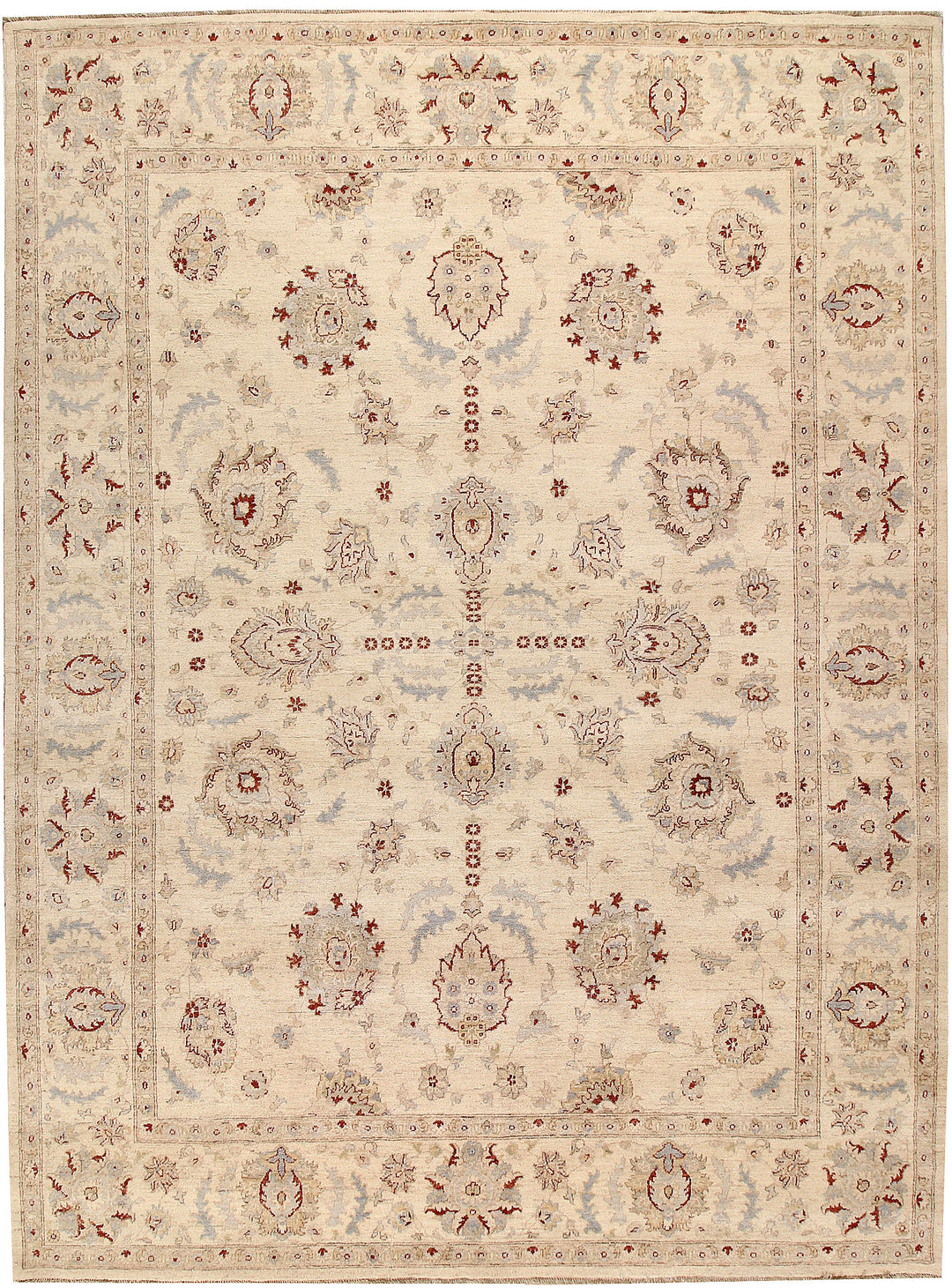 Blanched Almond Ziegler 8' 10 x 11' 10 - No. 64925 - ALRUG Rug Store
