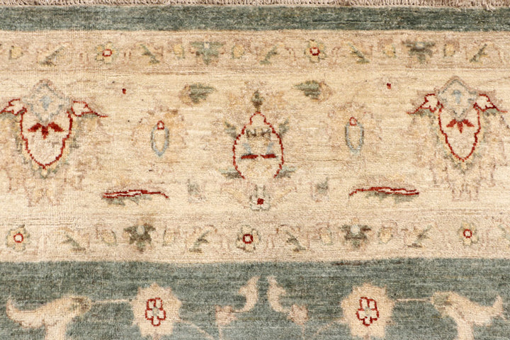 Dark Olive Green Ziegler 8' 8 x 11' 8 - No. 64927 - ALRUG Rug Store